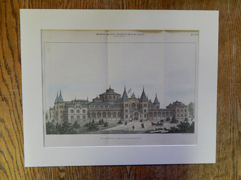 The National Museum, Exterior, Washington DC, 1880, Cluss & Schulze, Original