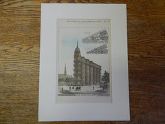 The Portland, Washington DC, 1884, Cluss & Schulze, Original Plan