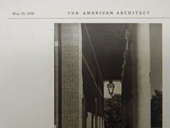 Chapel, Spelman Seminary, Atlanta, GA, 1928, Lithograph