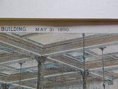 Progress Club; Dining, Drawing Room, Ballroom, New York, 1890, Original Plan