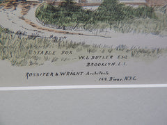 Stable, W L Butler, Brooklyn, Long Island, NY, 1884, Rossiter & Wright, Original