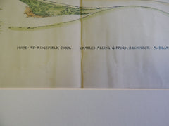 House, Ridgefield, CT, 1890, Charles, Alling & Gifford, Archt., Original Plan