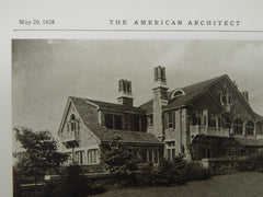 House of Walter Rothschild, White Plains, NY, 1928, Lithograph