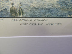 All Angels Church, West End Ave, NY, JBS Nook, Architects, 1890,