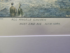 All Angels Church, West End Ave, NY, JBS Nook, Architects, 1890,
