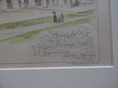 Arcade, Pullman, IL, S.S. Beman, Architect, 1884. Original