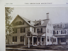 Lord Jeffery Inn, Amherst, MA, 1928, Lithograph, Putnam & Cox