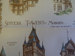Mutual Life of Boston, Shakespeare Tower, Stratford + More, 1885, Original Plan