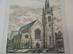 All Saints Church, Finchley Rd NW, UK, 1884, Christopher & White, Original Plan