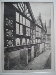 Stanley Palace in Chester, England, 1897. Gelatine