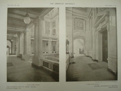 Galleries in the Luzerne County Court House, Wilkes-Barre PA, 1909. McCormick & French. Photograph