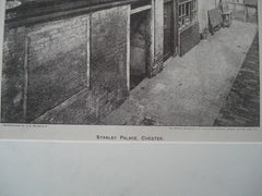 Stanley Palace in Chester, England, 1897. Gelatine