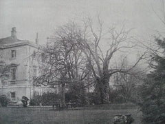 White Lodge: Garden Front, Richmond, Surrey, England, 1893. Photo