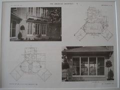 House of Mr. N. H. Van Sicklen, Jr. in St. Charles IL, 1909. Lithograph