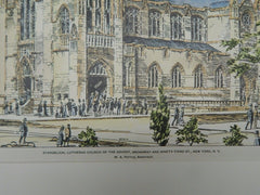 Evangelical Lutheran Church of the Advent, New York, NY, 1900, Original Plan