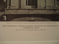 Pavilion: Massachusetts Institute of Technology, Cambridge MA, 1916. William Welles Bosworth