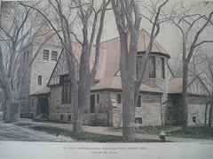 View #2: All Souls Unitarian Church, Roxbury MA, 1893. J. Williams Beal. Gelatine