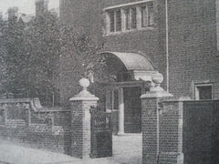 Exterior: House for Edwin Long Esq, Hampstead, England, 1890. R. Norman Shaw