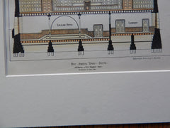 First Spiritual Temple, Boston, MA, Hartwell & Richardson, 1886, Original Plan