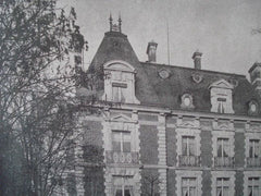 Hotel Particulier A Passy in  Paris, France, 1901. F. Paumier. Photo