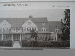 House of Ralph Peters, Esq., Garden City, Long Island NY, 1909. Aymar Embury II