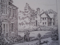 House Acock's Green Building Estate, Birmingham, England, 1890. Essex & Nichols