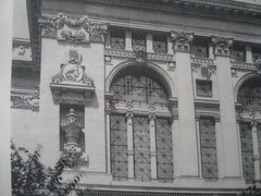 University Library, Strasburg, Alsace, 1897. Pavelt, Hartel & Neckelmann,  and Wagner