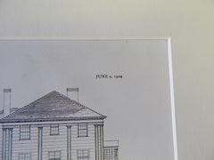 J.C. Maben House, Birmingham, AL. Warren & Welton, Architects 1909 Original Plan