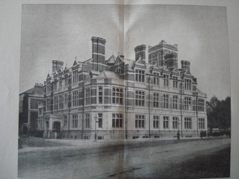 Sessions House in Westminster, England, 1895. F. H. Pownall. Photo
