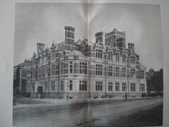 Sessions House in Westminster, England, 1895. F. H. Pownall. Photo