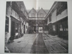 New Inn in Gloucester, England, 1893. Photogravure