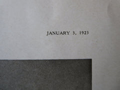 James Shultz, Esq. House, Los Angeles, CA, Harwood Hewitt, 1923, Lithograph