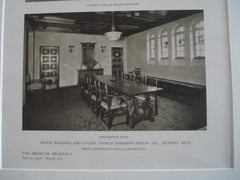 Office & Studio, George Harrison Phelps, Inc., Detroit MI, 1926. Smith, Hinchman & Grylls