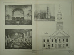 United States Custom House and Post Office, Brunswick GA, 1902. James Knox Taylor