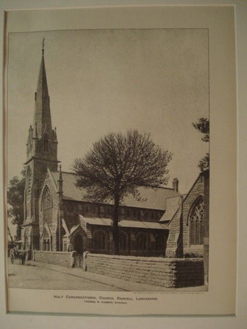 Holt Congressional Church, Rainhill, Lancashire, England, 1895. Thomas W. Cubbon