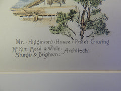 Higginson House, Manchester by the Sea, MA, 1884, McKim, Mead & White, Original