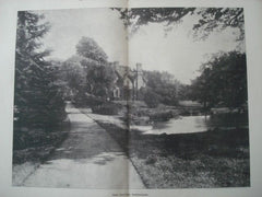 Residence of H. R. H. The Duke of York, Sandringham, England. 1893. Photo