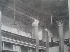 Interior: Hanover Chapel, England, 1892.  C. R. Cockerell. Gelatine