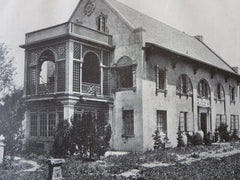 George Oakley Totten House, Washington DC, G. Oakley Totten, 1921, Lithograph