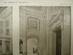 Galleries in the Luzerne County Court House, Wilkes-Barre PA, 1909. McCormick & French. Photograph