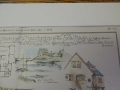 Manchester by the Sea, MA, 1884, Arthur Little, Architect, Original Plan