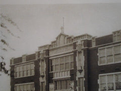 St. Patrick's School, Terre Haute IN, 1926. Johnson, Miller & Yeager. Lithograph