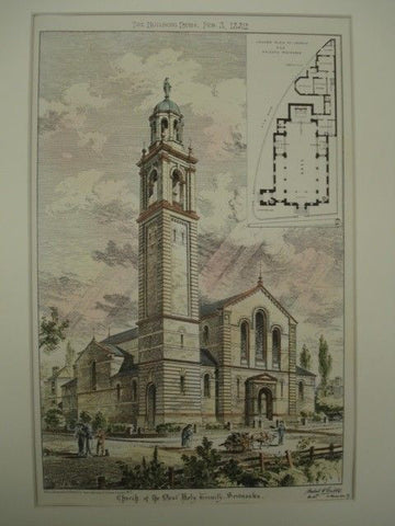 Church of the Most Holy Trinity. Sevenoaks, England. 1882. Herbert A. Gribble. Original