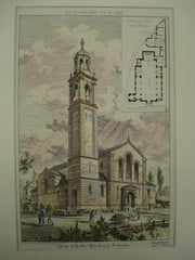 Church of the Most Holy Trinity. Sevenoaks, England. 1882. Herbert A. Gribble. Original