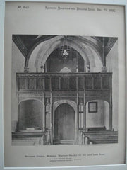 Minterne Church, England, 1897. A. H. Ryan Tennison, Edward Thornton. Photogravure