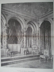 Foyer: Her Majesty's Theatre, Haymarket, England, 1897. Charles J. Phipps