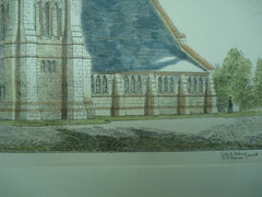 Additions to All Saints Church in Branksome, Dorset, England, 1880. Cole A. Adams & H. P. Horner