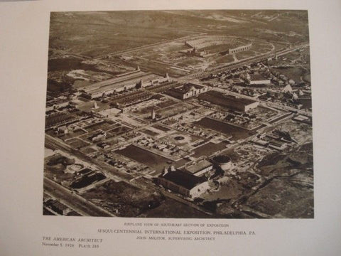 Sesquicentennial International Exposition, Philadelphia PA, 1926.  John Molitor