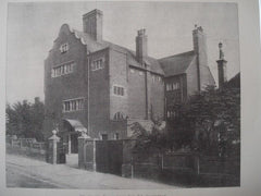 Exterior: House for Edwin Long Esq, Hampstead, England, 1890. R. Norman Shaw