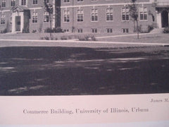 Commerce Building, University of Illinois, Urbana IL, 1927. Charles A. Platt & James M. White